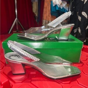 Silver Women's Heels